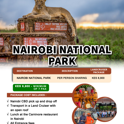 Nairobi National Park safari charges