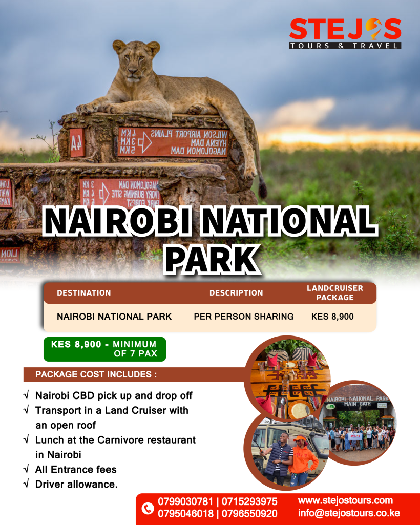 Nairobi National Park safari charges