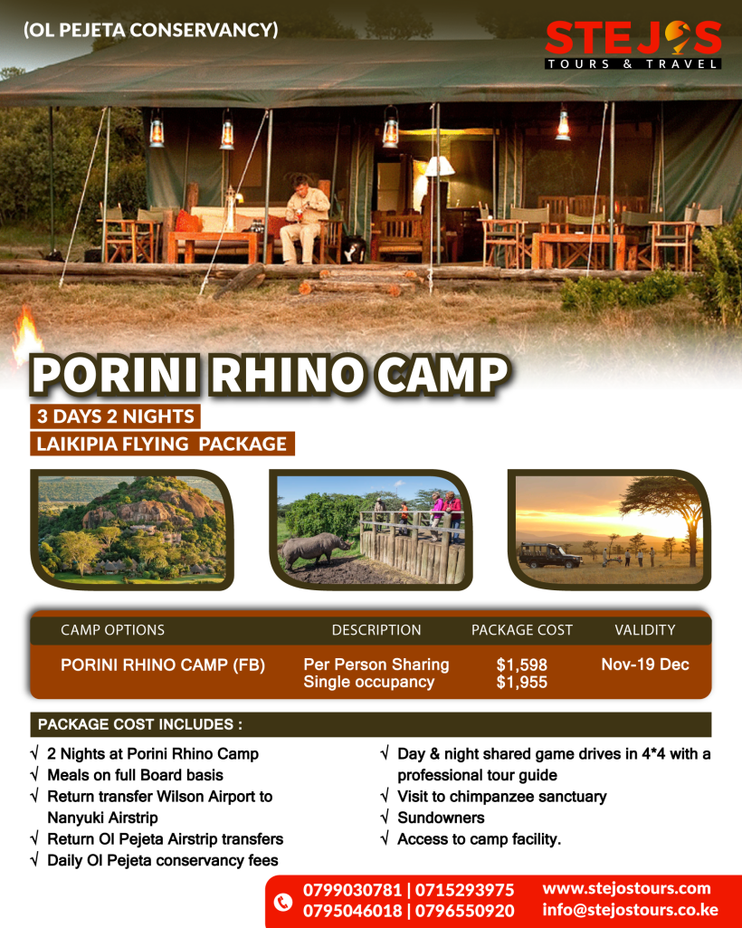 Discounted Porini Safari Packages